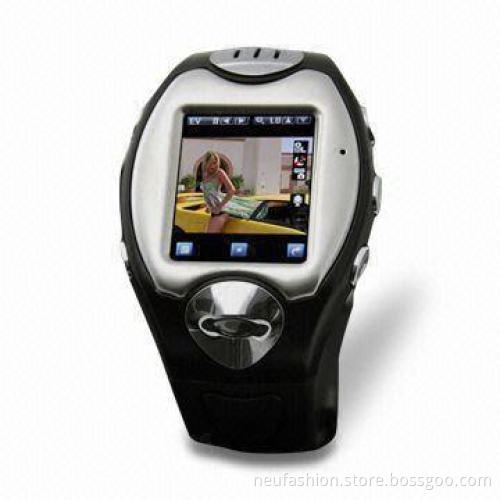 Wristwatch Mobile Phone, Supports WAP, GPRS and T-Flash Card of Up to 32GB Memory